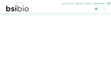 Tablet Screenshot of bsibio.com